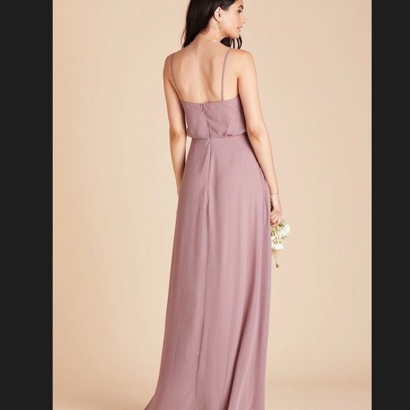 Birdy Grey Gwennie Bridesmaid Dress - Dark Mauve - Picture 5 of 7